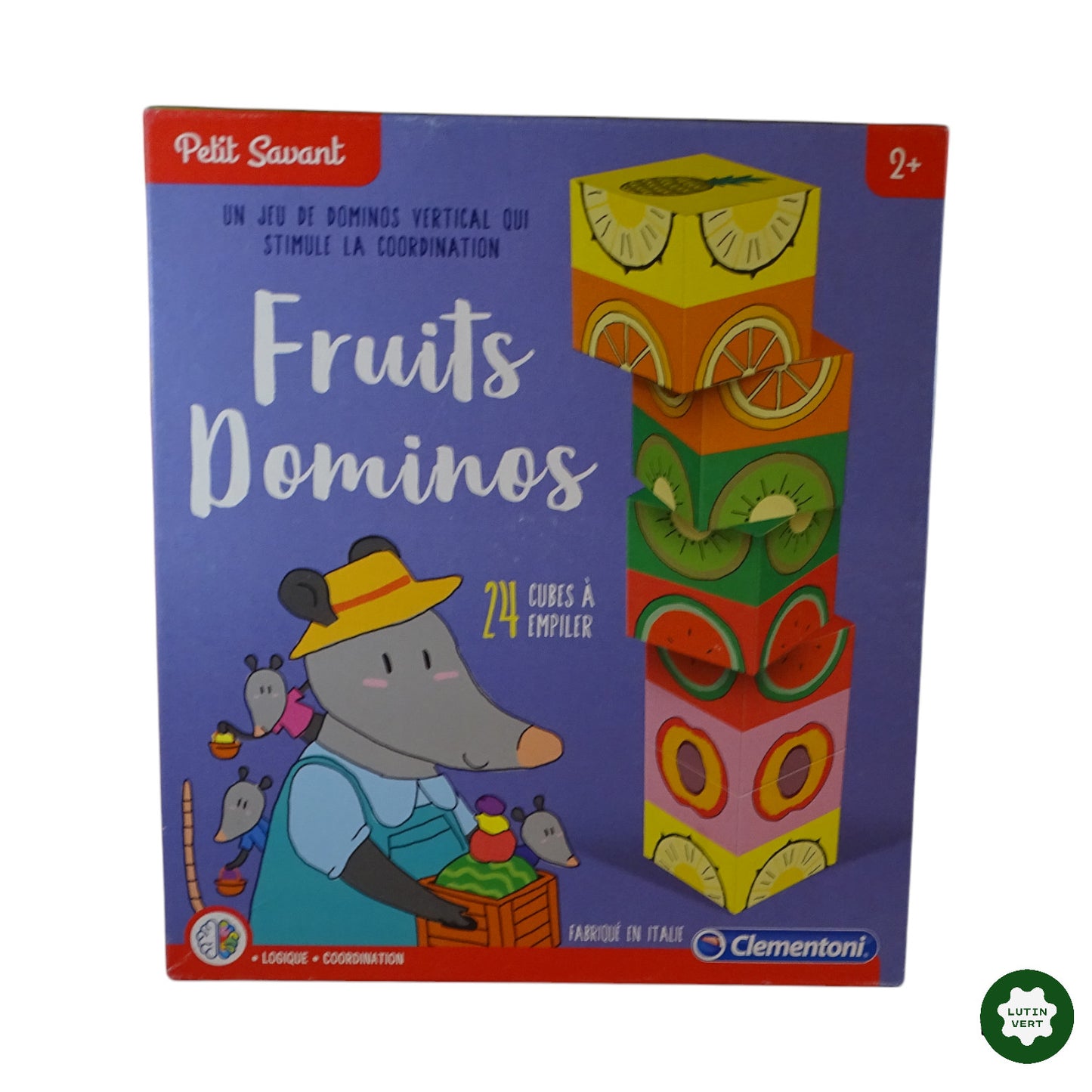 Fruits Dominos Petit Savant d'occasion CLEMENTONI - Dès 2 ans | Ref 6380