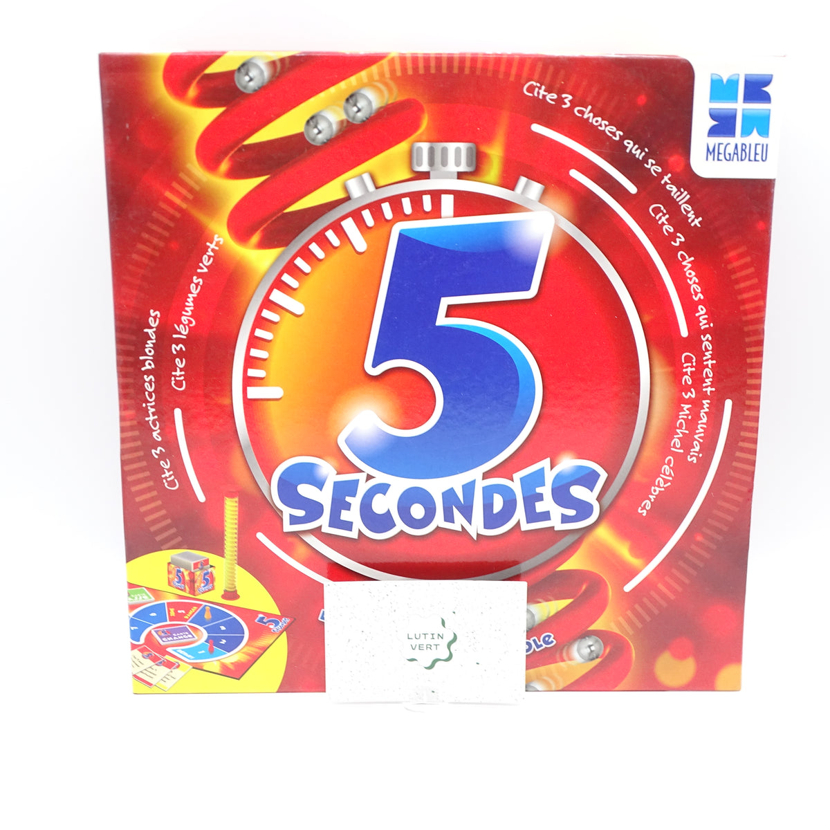 Jeux de société 5 secondes MEGABLEU - Dès 8 ans | Ref 16436