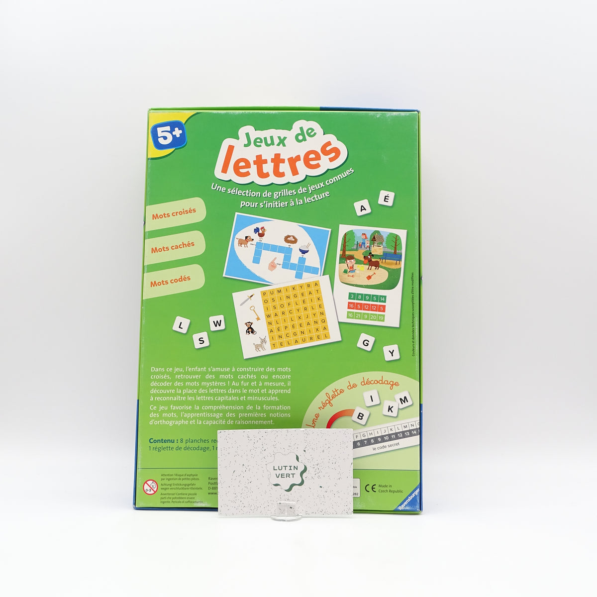 Jeux de lettres RAVENSBURGER - Dès 5 ans | Ref 16434