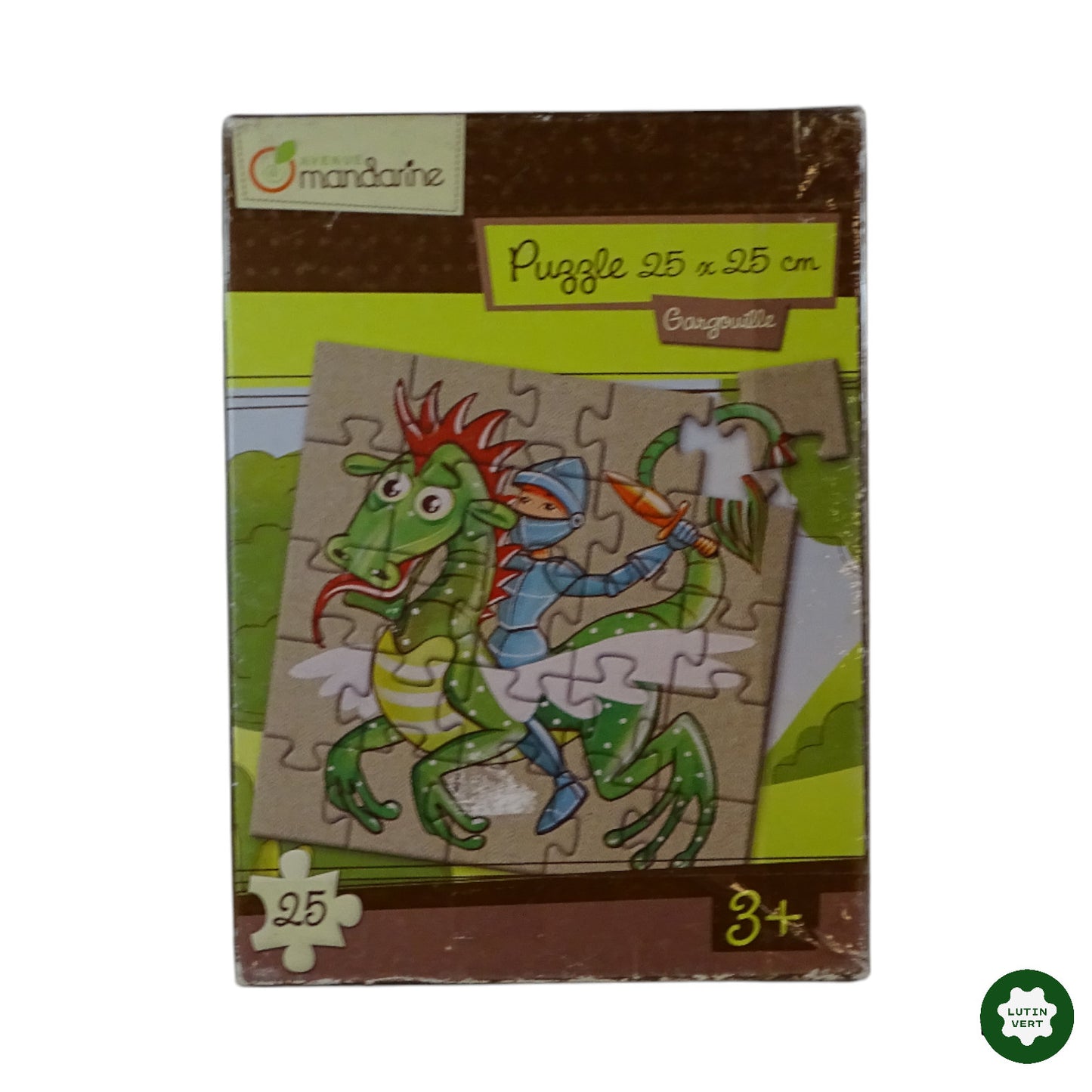 Puzzle Gargouille 25 pcs d'occasion AVENUE MANDARINE - Dès 3 ans | Ref 9927