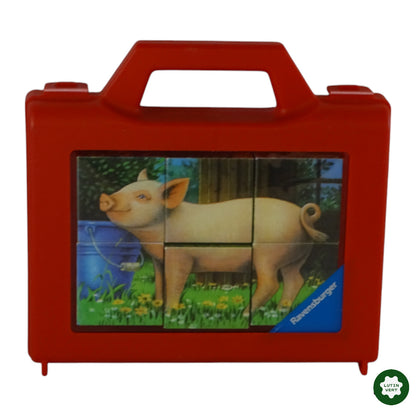 Malette puzzle cubes « Animaux familiers » 6 cubes d'occasion RAVENSBURGER - Dès 3 ans | Ref 9986