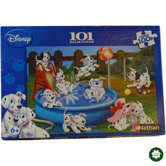 Puzzle « Les 101 Dalmatiens s’amusent ». 100 pièces. d'occasion NATHAN - Dès 6 ans | Ref 9978