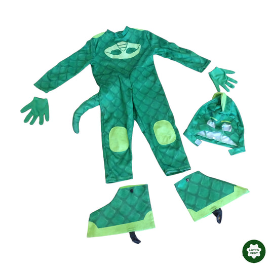 Déguisement Pyjamasks Gecko Vert d'occasion GIOCHI PREZIOSI - Dès 3 ans | Lutin Vert