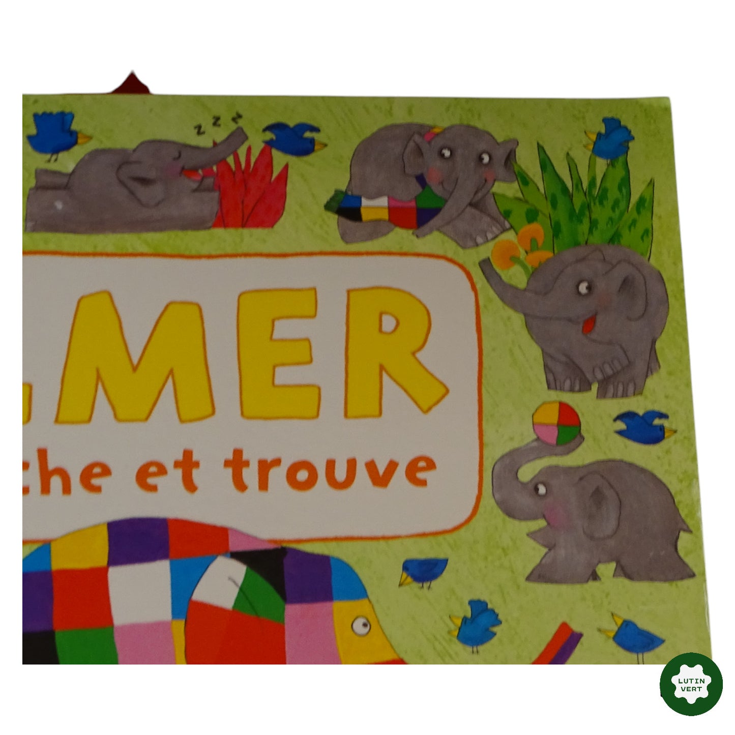 Elmer cherche et trouve d'occasion ECOLE DES LOISIRS  - Dès 4 ans | Ref 10066