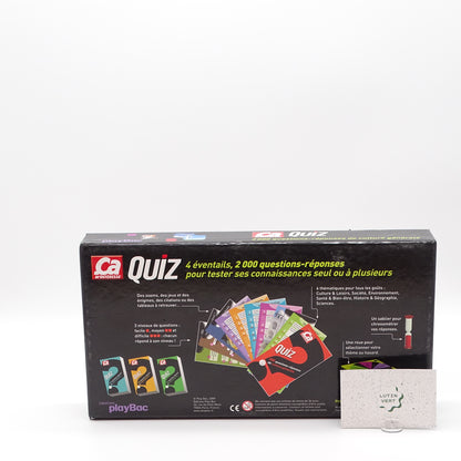 Ça m’intéresse - Quiz 2000 Questions-Réponses de Culture Générale d'occasion PLAYBAC - Dès 12 ans | Ref 13999