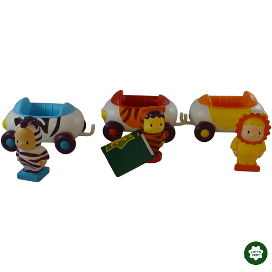 Lot de 3 véhicule et 3 animaux d'occasion SMOBY - Dès 2 ans | Ref 9791