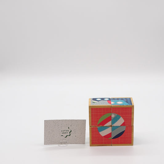 Cubes a assembler véhicules d'occasion JANOD - Dès 6 mois | Ref 14007