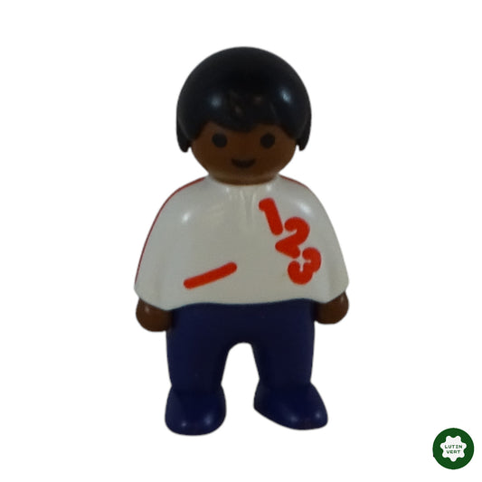 Petit garçon brun d'occasion PLAYMOBIL 123 - Dès 18 mois | Ref 9748