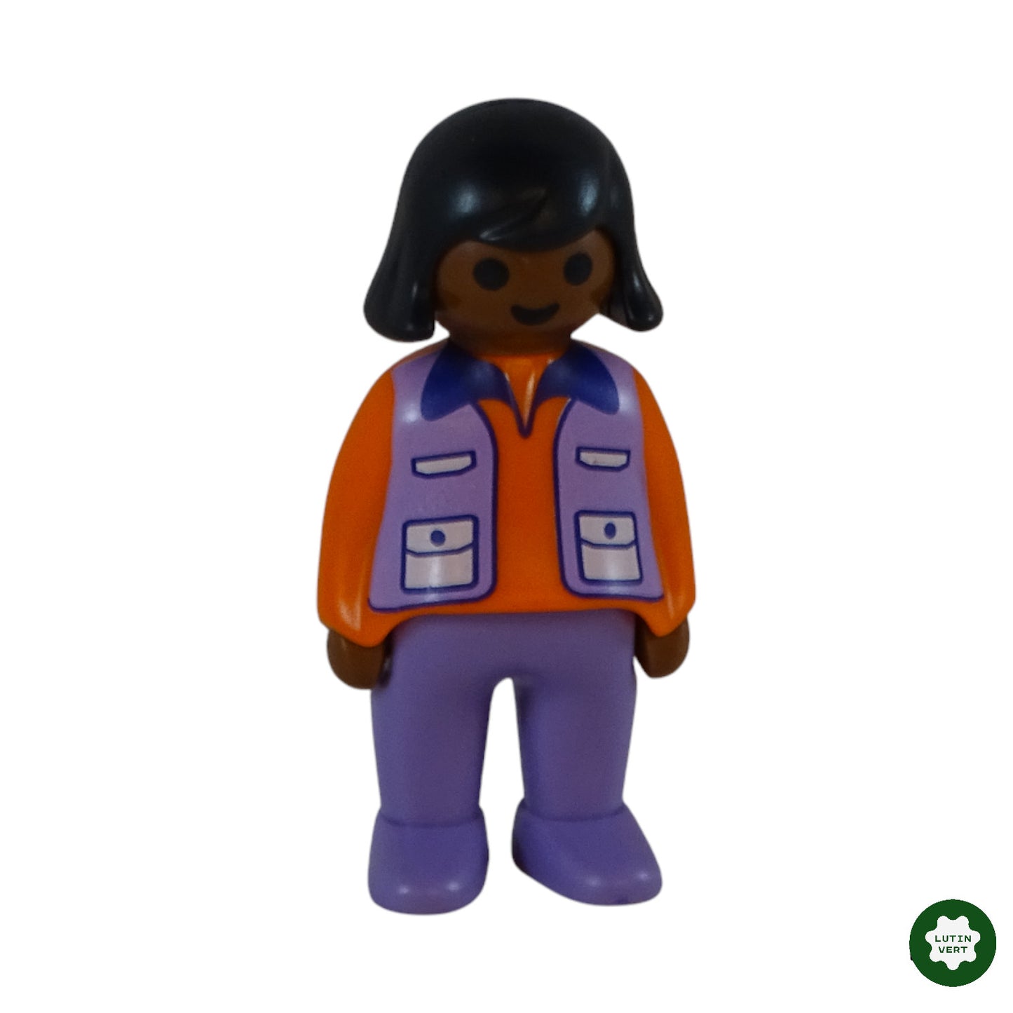 Personnage fille tenue violette d'occasion PLAYMOBIL 123 - Dès 18 mois | Ref 9750