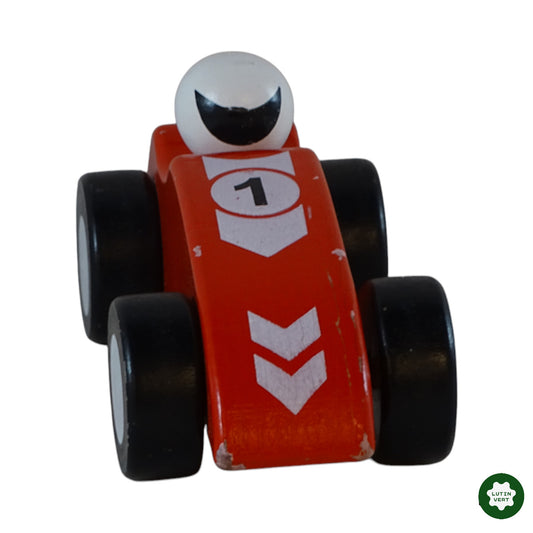 Voiture formule 1 en bois d'occasion GIFI - Dès 1 an | Ref 10052