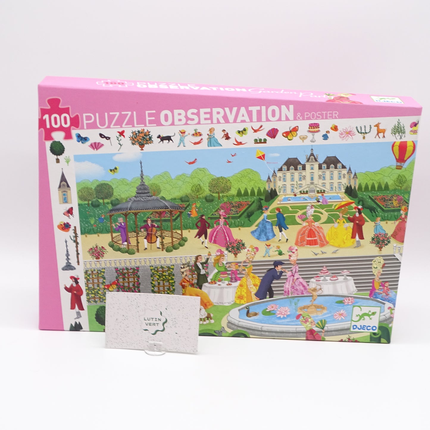 Puzzle d’observation « Garden Party » d'occasion DJECO - Dès 5 ans | Ref 14026