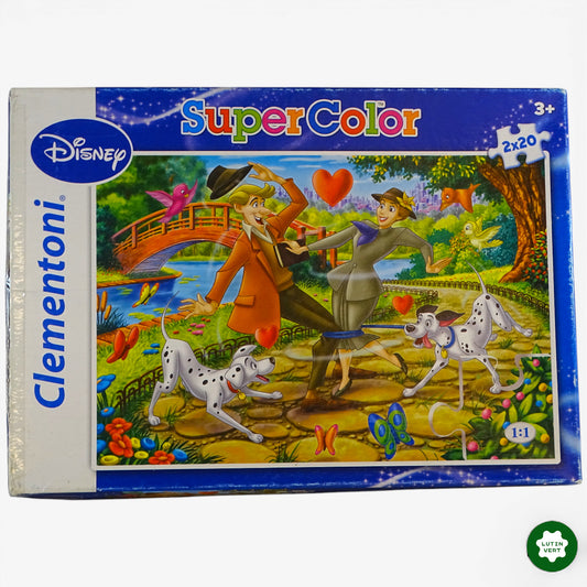 2 puzzles Super Color Disney 20 pcs d'occasion CLEMENTONI - Dès 3 ans | Ref 9999