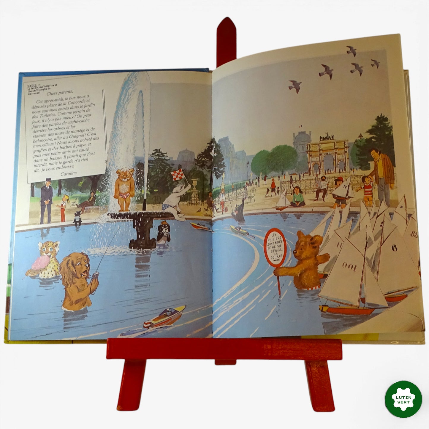 « Caroline visite Paris » d'occasion HACHETTE JEUNESSE - Dès 3 ans | Ref 9996
