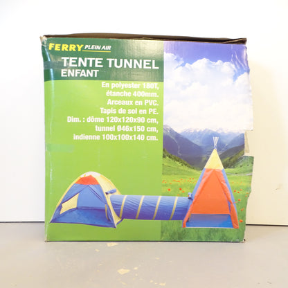 Tente Tunnel Enfant d'occasion FERRY - Dès 3 ans | Ref 14036