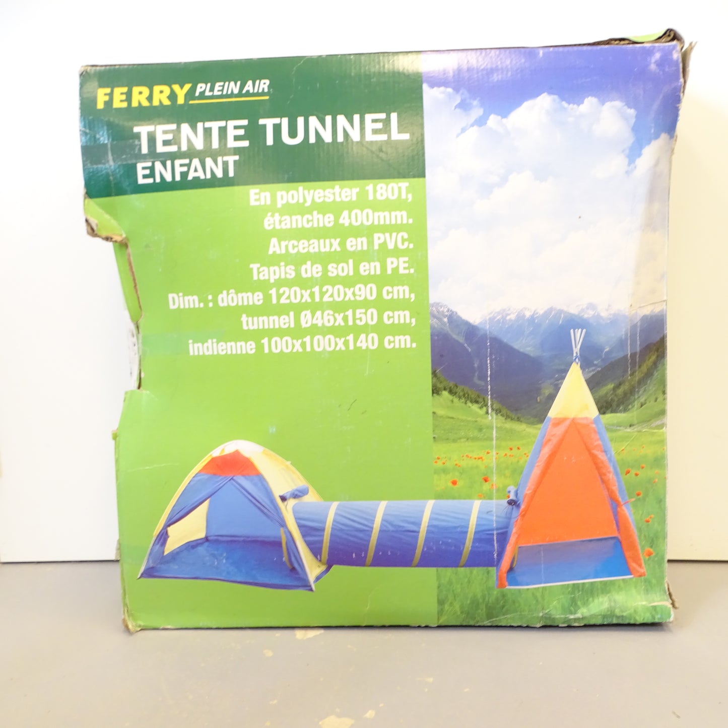 Tente Tunnel Enfant d'occasion FERRY - Dès 3 ans | Ref 14036