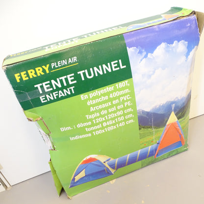 Tente Tunnel Enfant d'occasion FERRY - Dès 3 ans | Ref 14036