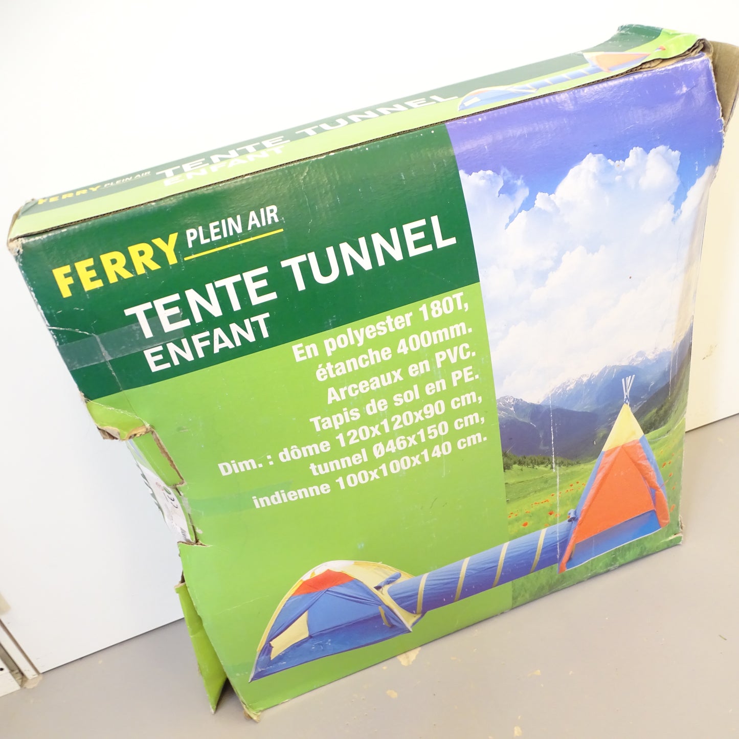 Tente Tunnel Enfant d'occasion FERRY - Dès 3 ans | Ref 14036