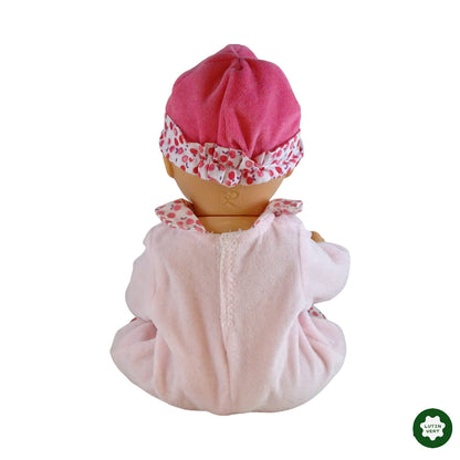 Poupon avec son bonnet et son assiette rose d'occasion  - Dès 2 ans | Lutin Vert