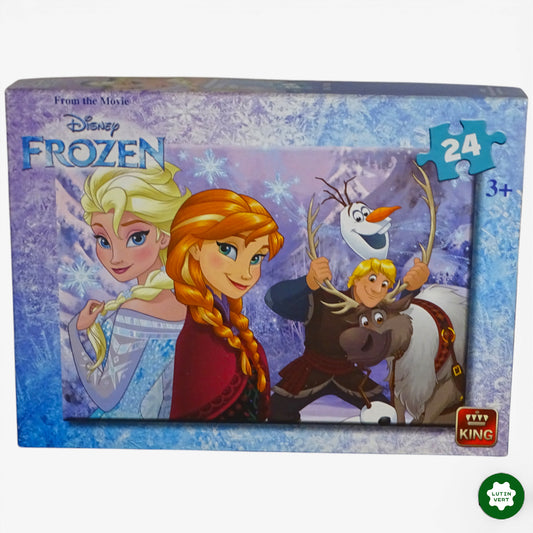 Puzzle Frozen 24 pcs d'occasion KING - Dès 3 ans | Ref 10020