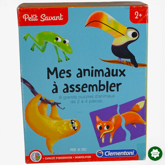 Puzzle mes animaux a assembler d'occasion CLEMENTONI - Dès 2 ans | Ref 10035