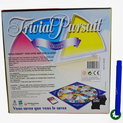 Trivial Pursuit  Paris d'occasion HASBRO - Dès 15 ans | Ref 10032