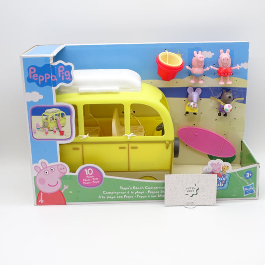 Camping car à la plage Peppa Pig d'occasion HASBRO - Dès 3 ans | Ref 14126