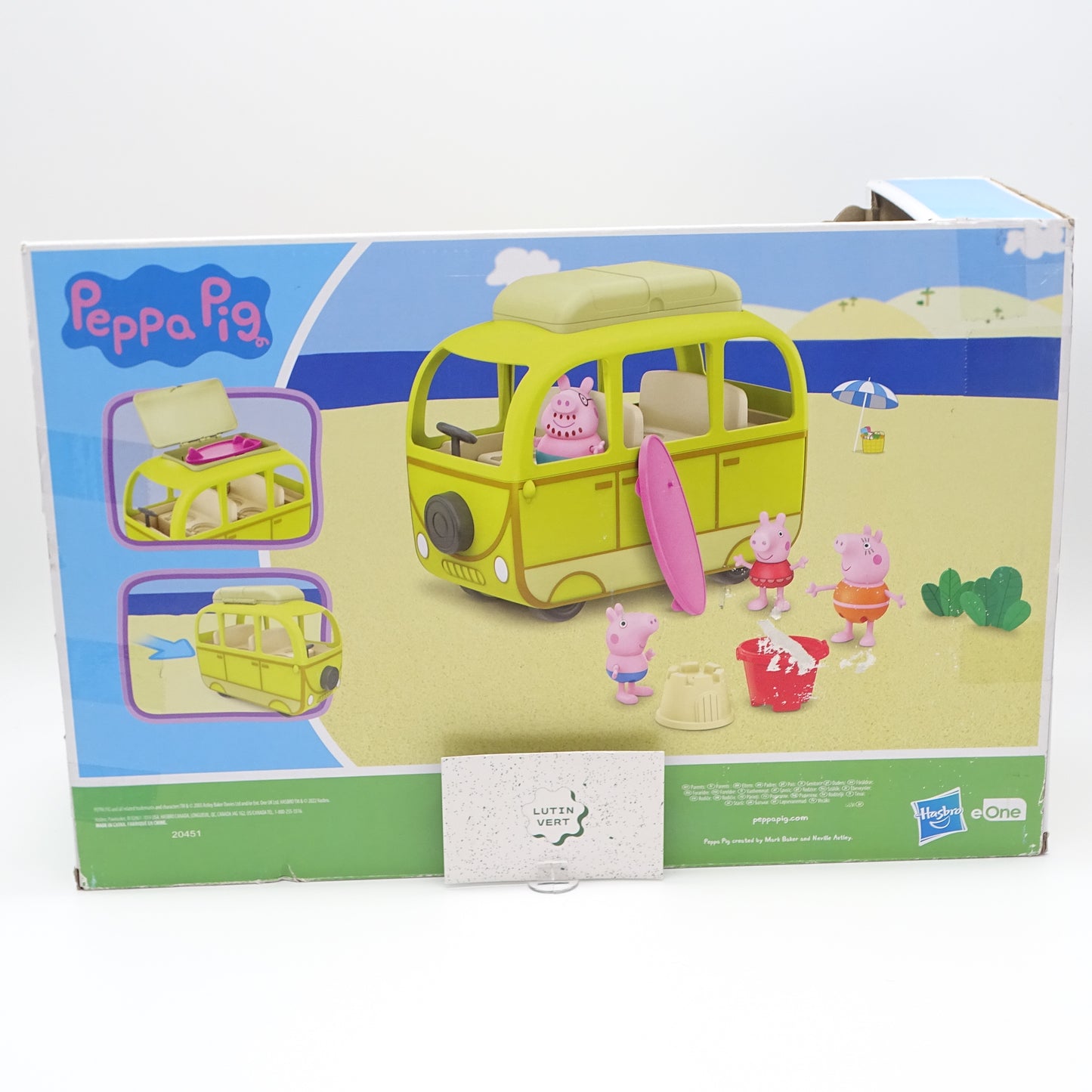 Camping car à la plage Peppa Pig d'occasion HASBRO - Dès 3 ans | Ref 14126