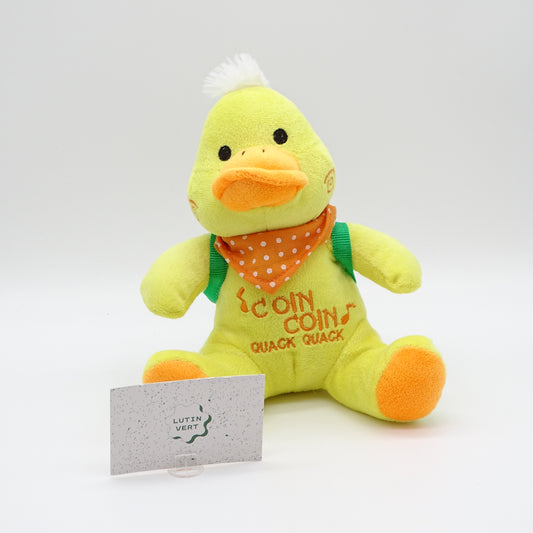 Peluche canard sonore d'occasion FIZZY - Dès 1 an | Ref 14137