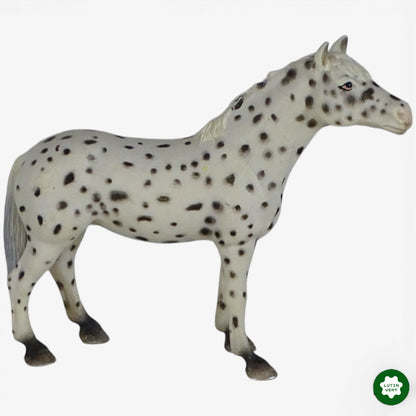 Jument blanche tachetée de points noir d'occasion SCHLEICH - Dès 3 ans | Ref 10098