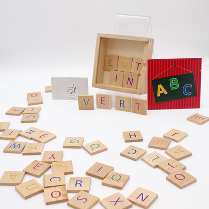 Boite d’apprentissage « Lettres » en bois d'occasion PLAYTIVE  - Dès 5 ans | Ref 14145