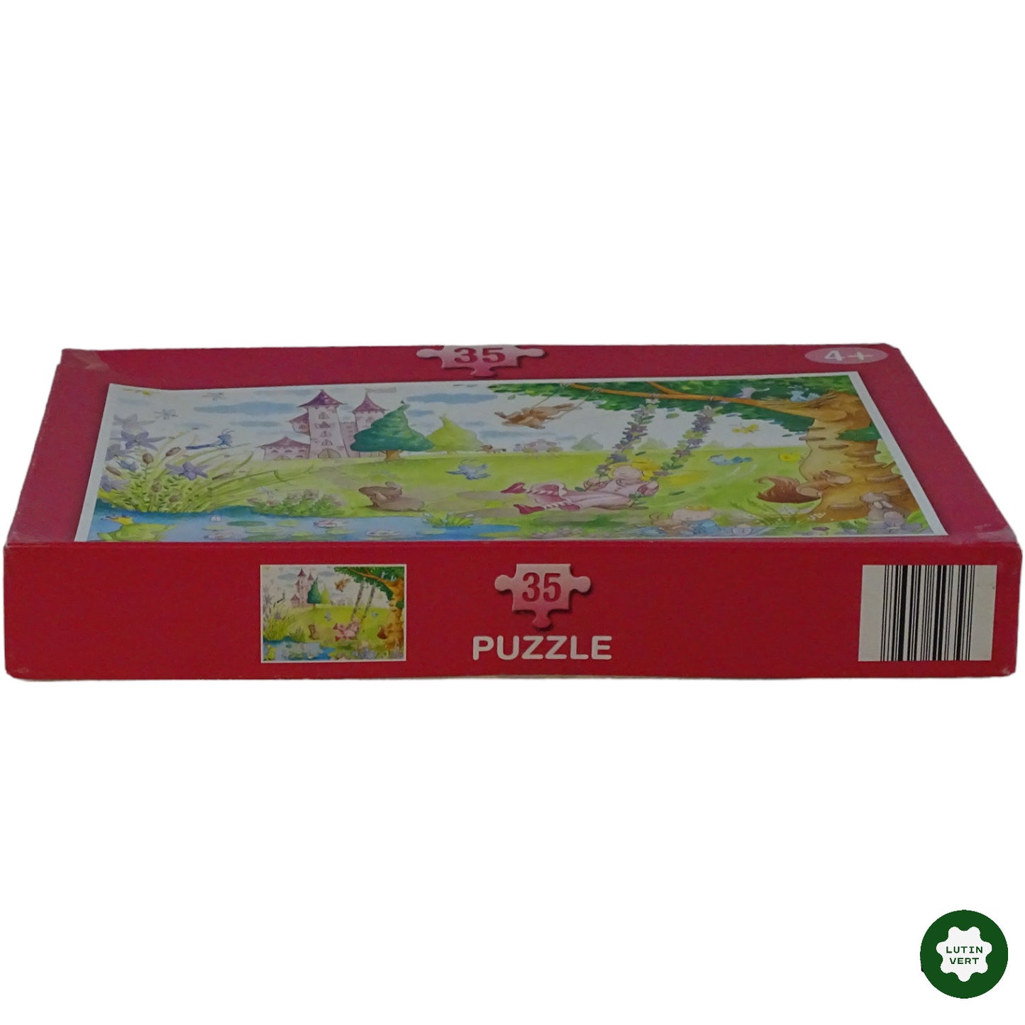 Puzzle 35 pièces Princesse qui fait de la balançoire d'occasion  - Dès 4 ans | Lutin Vert