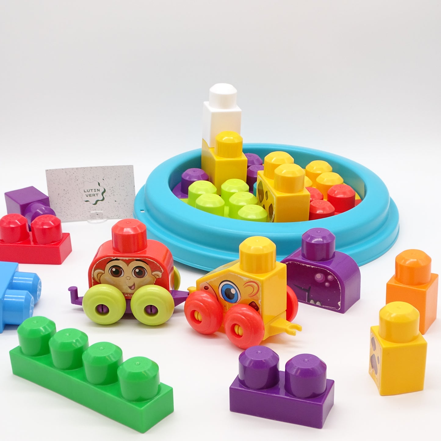 Boite de 25 Méga Bloks d'occasion MEGA BLOKS - Dès 2 ans | Ref 14144
