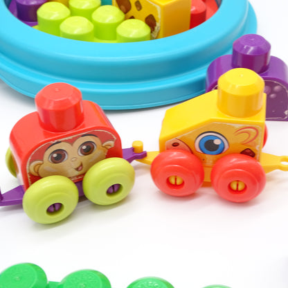 Boite de 25 Méga Bloks d'occasion MEGA BLOKS - Dès 2 ans | Ref 14144