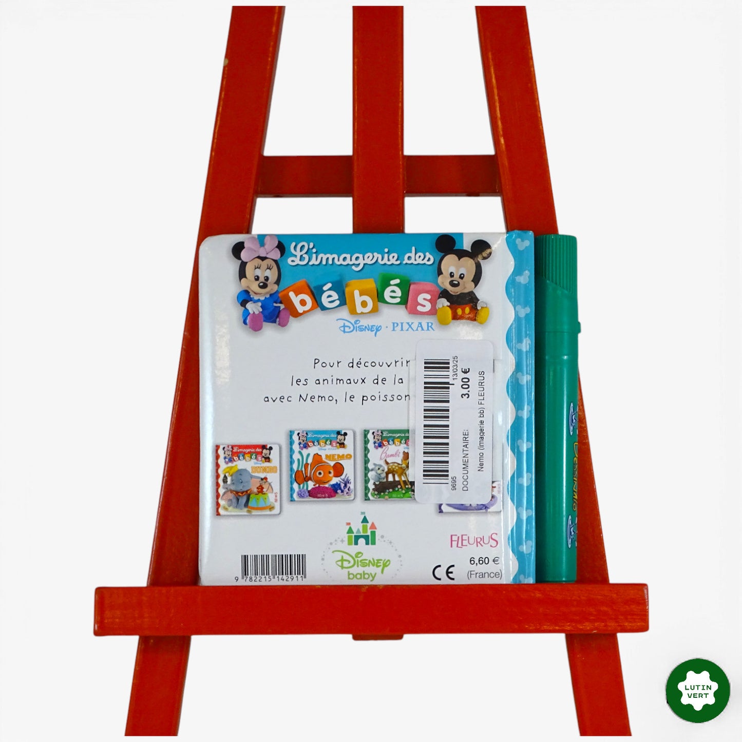 Livre cartonné Nemo  Disney d'occasion FLEURUS - Dès 9 mois | Ref 9695