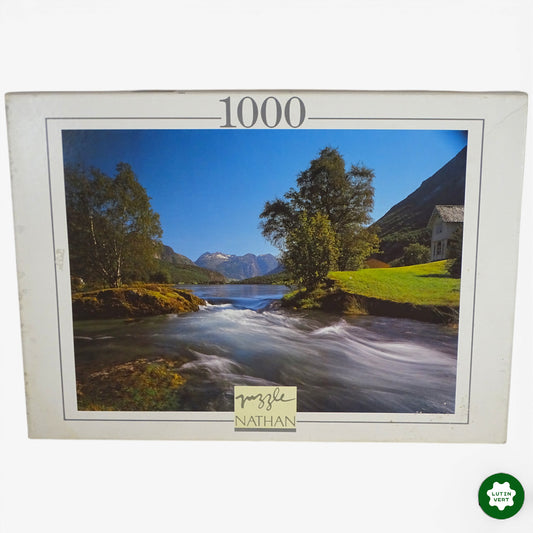 Puzzle paysage Norvégien 1000 pcs d'occasion NATHAN - Dès 10 ans | Ref 10135
