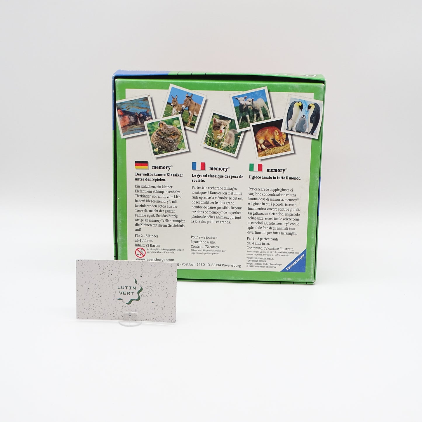 Memory petits animaux d'occasion RAVENSBURGER - Dès 4 ans | Ref 14185