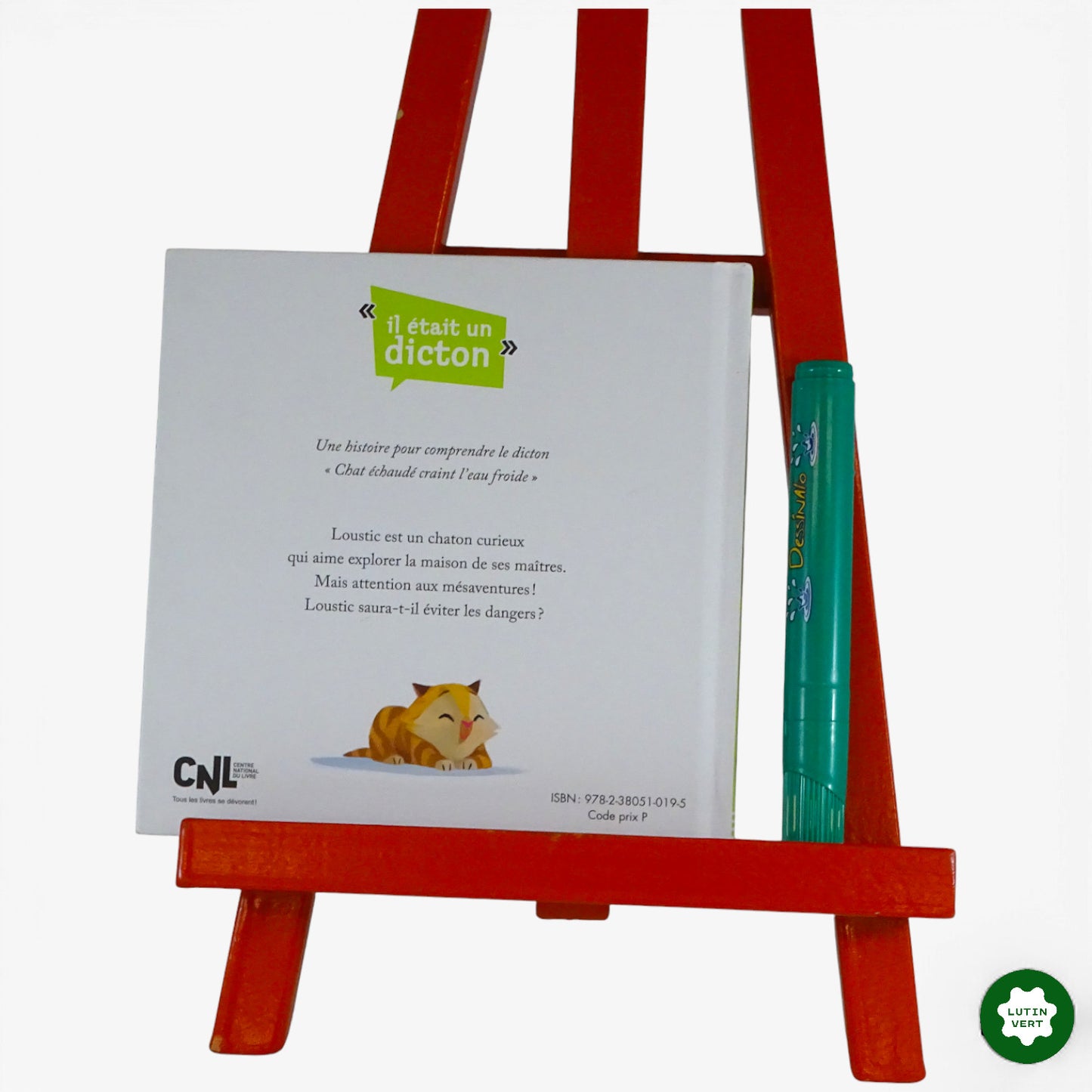 Livre jeunesse chat échaudé craint l’eau froide d'occasion HACHETTE JEUNESSE - Dès 3 ans | Ref 10114