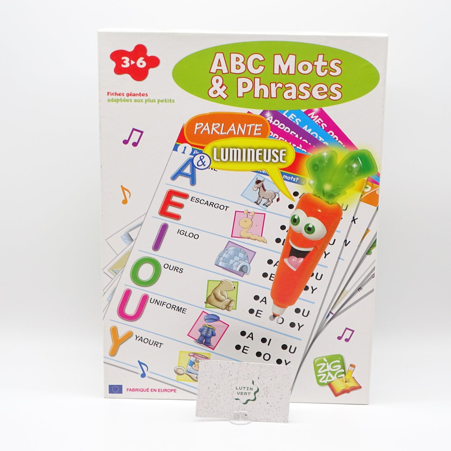 ABC mots et phrases d'occasion ZIG ZAG - Dès 3 ans | Ref 14191