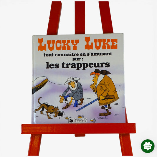 Livre Lucky Luke « Tout connaître en s’amusant sur : les trappeurs » d'occasion DARGAUD JEUNESSE - Dès 6 ans | Ref 10194