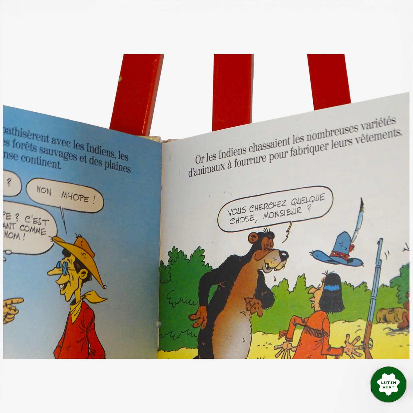 Livre Lucky Luke « Tout connaître en s’amusant sur : les trappeurs » d'occasion DARGAUD JEUNESSE - Dès 6 ans | Ref 10194