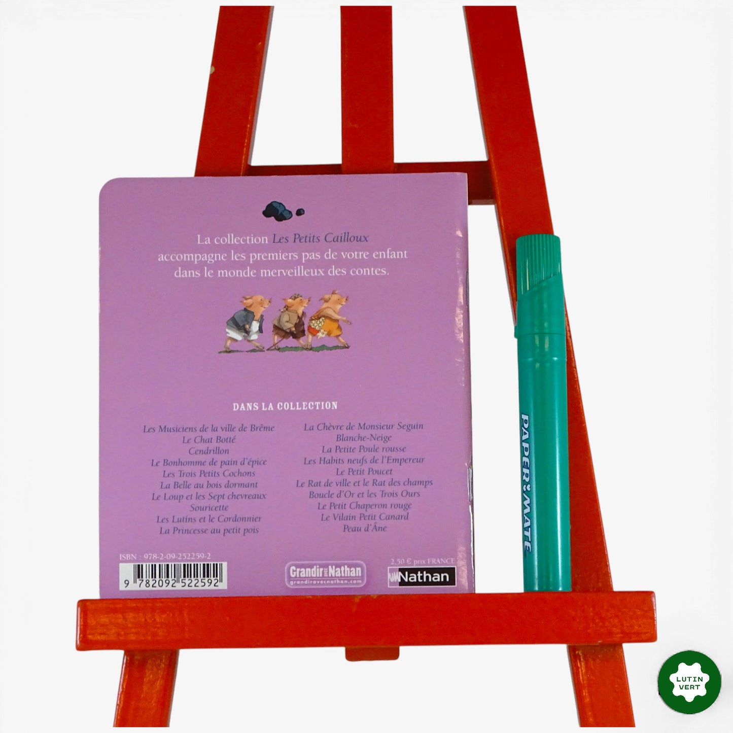 Livre Les trois petits cochons d'occasion NATHAN - Dès 3 ans | Ref 10191