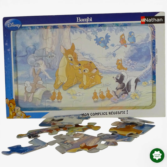 Puzzle « Bambi » 15 pièces 
 d'occasion NATHAN - Dès 3 ans | Ref 10170