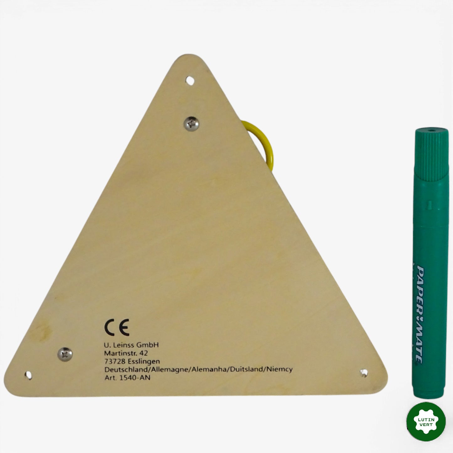 Boulier triangulaire en bois d'occasion U. LEINSS - Dès 2 ans | Ref 10176