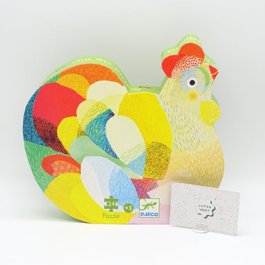 Puzzle Raoul la poule  d'occasion DJECO - Dès 3 ans | Ref 14293