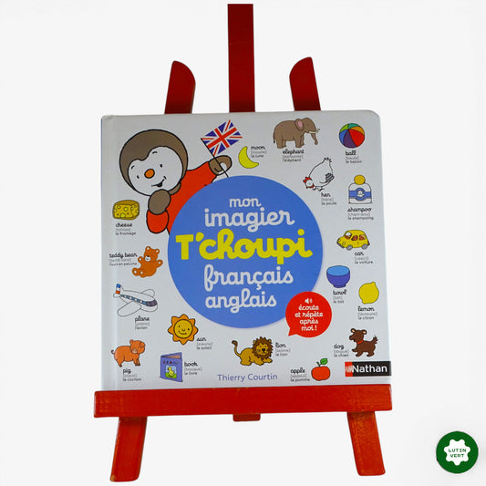 Livre Mon imagier t’choupi Français Anglais d'occasion NATHAN - Dès 3 ans | Ref 10188