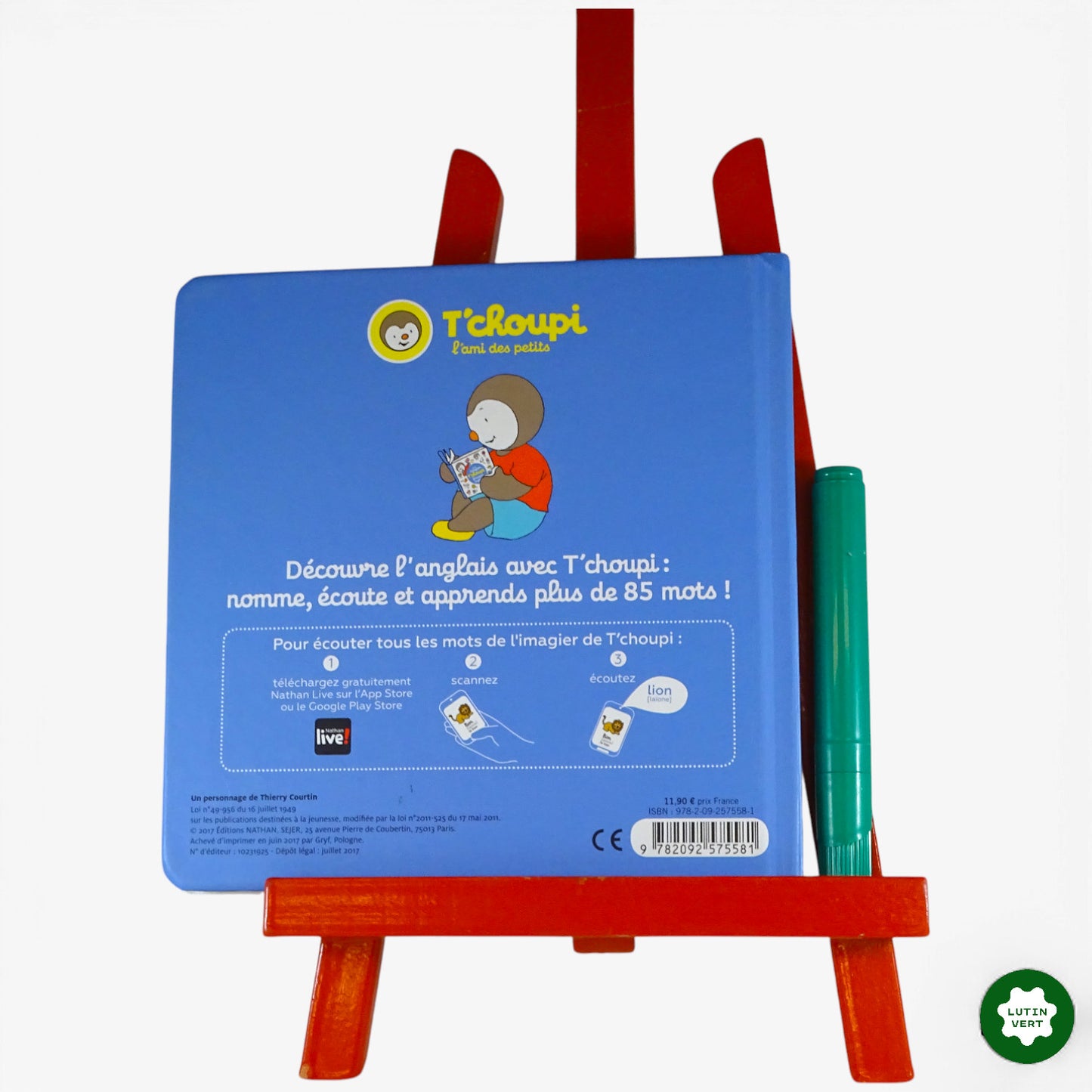 Livre Mon imagier t’choupi Français Anglais d'occasion NATHAN - Dès 3 ans | Ref 10188