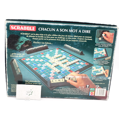 Scrabble classique Vintage d'occasion Mattel - Dès 10 ans |Lutin Vert Ref 14311