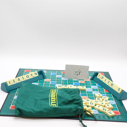 Scrabble classique Vintage d'occasion Mattel - Dès 10 ans |Lutin Vert Ref 14311
