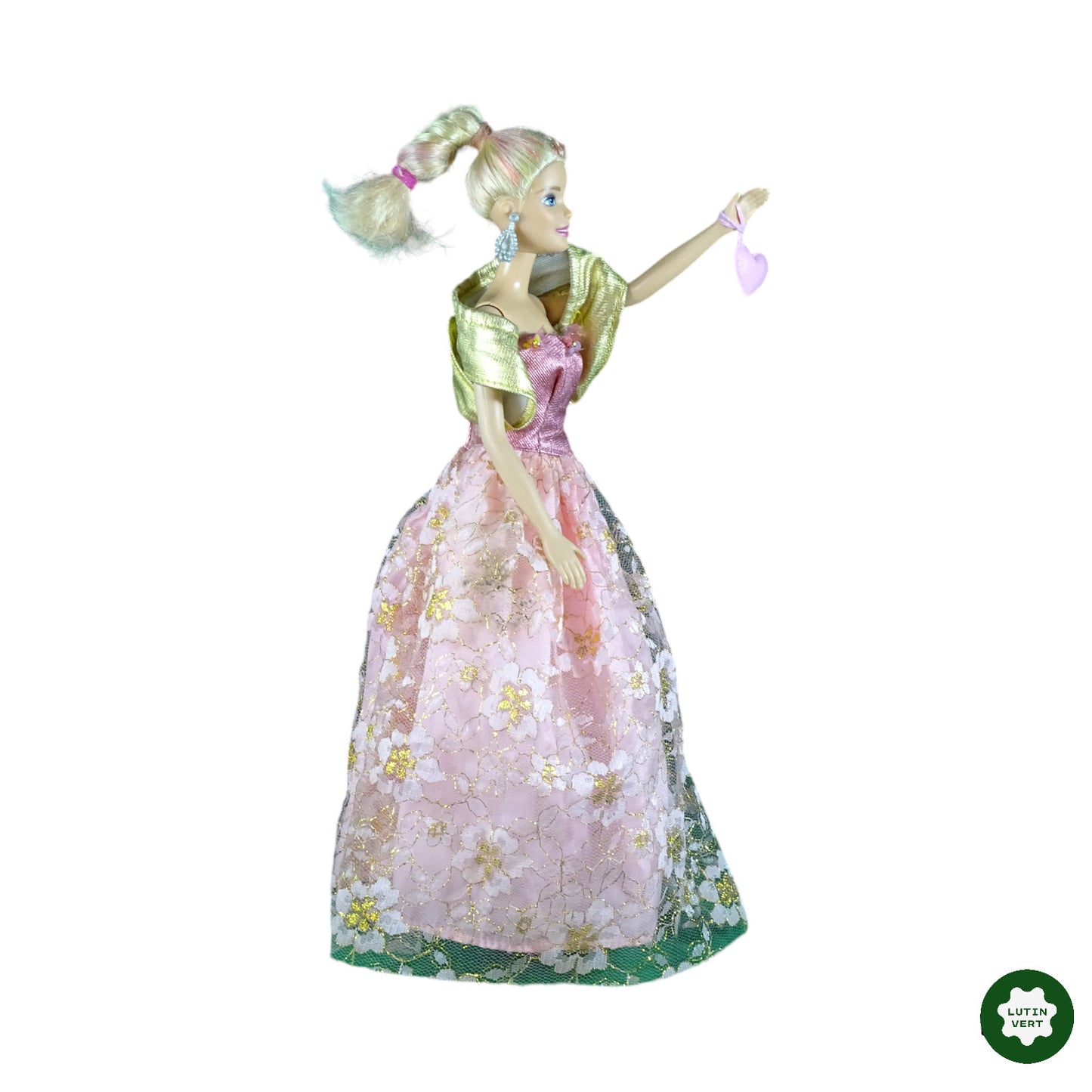 Barbie 2013 robe rose et doré d'occasion Mattel - Dès 3 ans | Lutin Vert