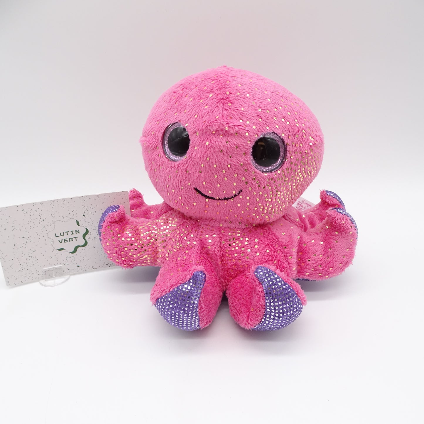 Peluche Pieuvre Pailletée Sparkles Tales d'occasion AURORA - Dès 1 an | Ref 14348